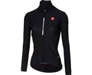 Castelli Perfetto Womens Long Sleeve Bike Jacket Light Black 2019