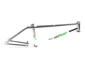 Colony BMX Frame - Oz-One - 20.5" - White Over Chrome