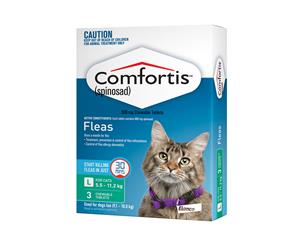 Comfortis Cat Green 5.5 - 11.2kg 3 Pack