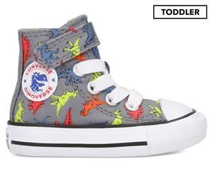 Converse Toddler Boys' Chuck Taylor All Star Dinoverse Hi-Top Shoes - Cool Grey