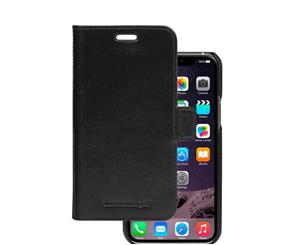 DBRAMANTE 1928 Lynge Full-Grain Leather Folio Case For iPhone 11 Pro Max (6.5-Inch) - Black