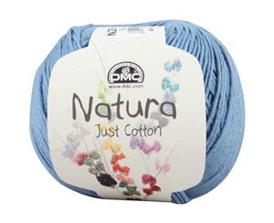 DMC Natura 100% Cotton 4 Ply Crochet & Knitting Yarn 50g Ball Colour 26 Blue Jeans