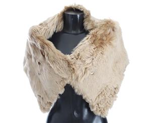 Dolce & Gabbana Beige Alpaca Collar Scarf