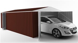 EasyShed 7530 Garage Shed - Heritage Red