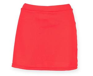 Finden & Hales Womens/Ladies Sports Skort With Moisture Wicking Finish (Red) - RW4162