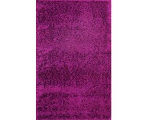 GRAND SHAGGY PURPLE RUG