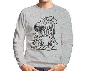 Grimmy Ready For Bed Men's Sweatshirt - Heather Grey