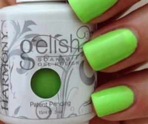 Harmony Gelish Soak Off UV LED Gel Nail Polish Lime All The Time 15ml