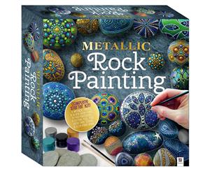 Hinkler Metallic Rock Painting Box Set