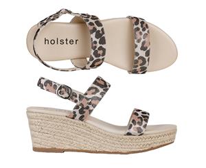 Holster - Women's Vixen Espadrille Sandal With Jute Wedge - Leopard