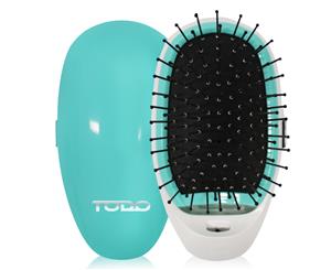 Ionic Anti Frizz Straightening Styling Hair Straight Brush Smooth Silky Hair Comb Blue