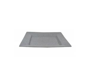 Jab Concrete Melamine Square Platter 38cm Grey