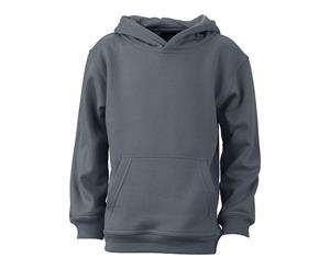 James And Nicholson Childrens/Kids Hooded Sweatshirt (Graphite) - FU485