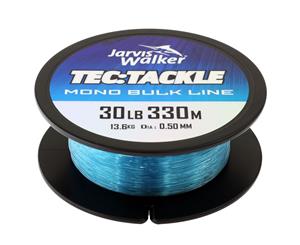 Jarvis Walker Bulk Monofilament Line 1/4lb Spool Blue 330m 30lb