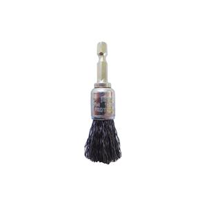 Josco 17mm 1/4-Hex Mounted Crimped End Brush JEC17