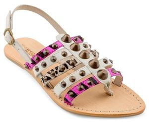 Just Because Bazaar Sandal - Fuschia/Multi