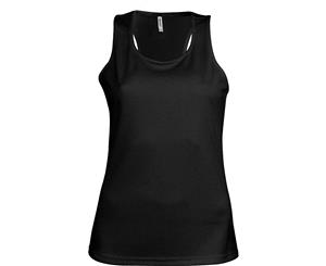 Kariban Proact Womens/Ladies Sleeveless Sports / Training Vest (Black) - RW2720