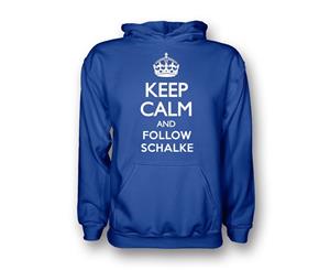 Keep Calm And Follow Schalke Hoody (blue)