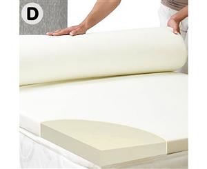 Laura Hill High Density Mattress foam Topper 7cm - Double