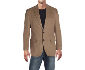 Lauren Ralph Lauren Mens Wool Two-Button Blazer