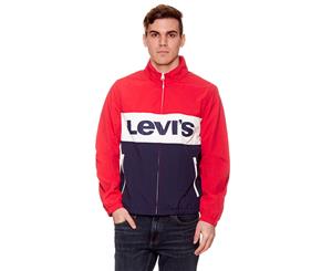 Levi's Men's Zipper Logo Windbreaker - Rinse