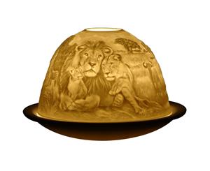 Light Glow Dome Tealight Holder Safari