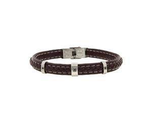 MANUEL ZED - Brown Leather Bracelet