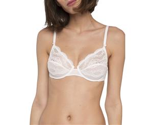 Maison Lejaby 17233-801 Insaisissable Lily Off-White Floral Lace Underwired Full Cup Bra