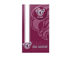 Manly Sea Eagles NRL Birthday Greeting Card with Badge