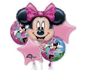 Minnie Mouse Foil Balloon Bouquet