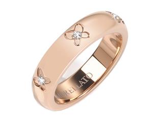 Morellato womens Rose gold plated Zircon gemstone ring size 14 SNA28014