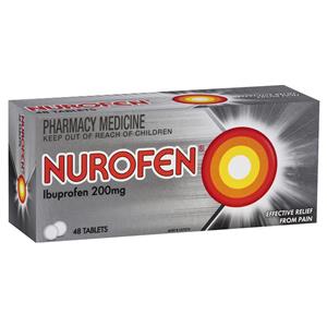 Nurofen Pain Relief Tablets 48 Pack Ibuprofen 200mg