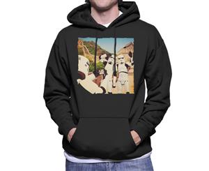 Original Stormtrooper Selfie Great Wall Of China Men's Hooded Sweatshirt - Black