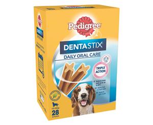 Pedigree Dentastix Medium Dog Treats 28pk