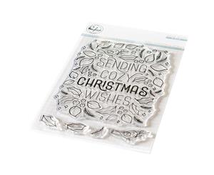 Pinkfresh Studio Clear Stamp Set 4 inchX6 inch - Cozy Christmas Wishes