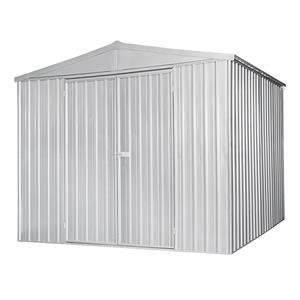 Pinnacle 3.0 x 2.3 x 2.4m Garden Shed - Zinc