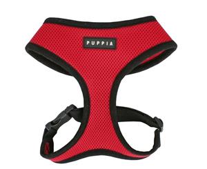 Puppia Soft Mesh Dog Harness Red