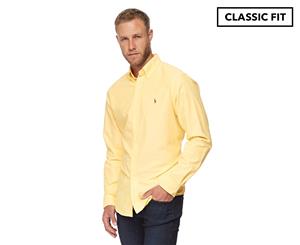 Ralph Lauren Men's Oxford Shirt - Yellow