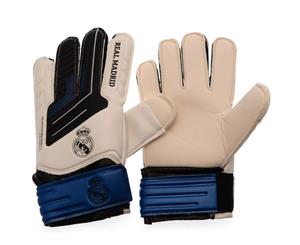 Real Madrid Cf Kids Goalkeeper Gloves (White/Blue) - TA3217