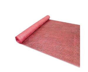 Red - 5m Roll of Webbed Glass Paper for Florists Scrapbooking Card Making - Red
