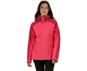 Regatta Womens/Ladies Birchdale Waterproof Durable Hooded Jacket Coat - BriBlsh/DkCe