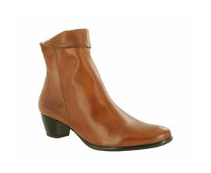 Riva Armadillo Ankle Boot Ladies Boots / Womens Boots (Tan) - FS1411