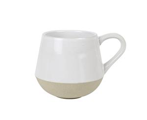 Robert Gordon Bottoms Up Stoneware 4 Piece Mug Set 400ml White