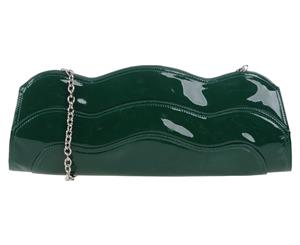 Rodo Glossy Clutch - Green