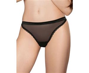 Roza Malani Lace Brief - Black