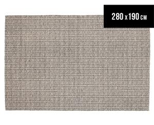 Rug Culture 280x190cm Miller Modern Rug - Grey