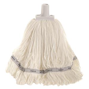 Sabco Professional 350g White Premium Grade Microfibre Round Mop Head