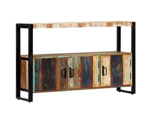 Solid Reclaimed Wood Sideboard Steel Legs Cabinet Storage Organiser