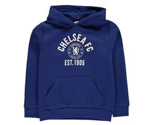 Source Lab Boys Chelsea OTH Hoodie Hoody Hooded Top Junior - Royal Regular Fit