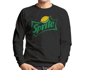 Sprite Distressed Logo Men's Sweatshirt - Black